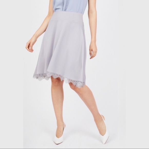 Octavia lace hem skirt - Picture 3 of 7